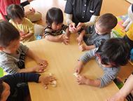 何度も遊んでいる小麦粉粘土